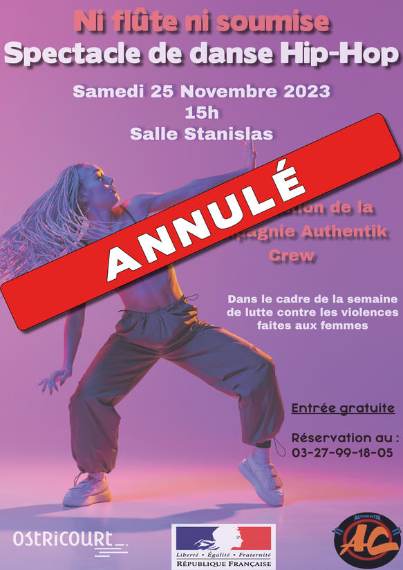 affiche annulé