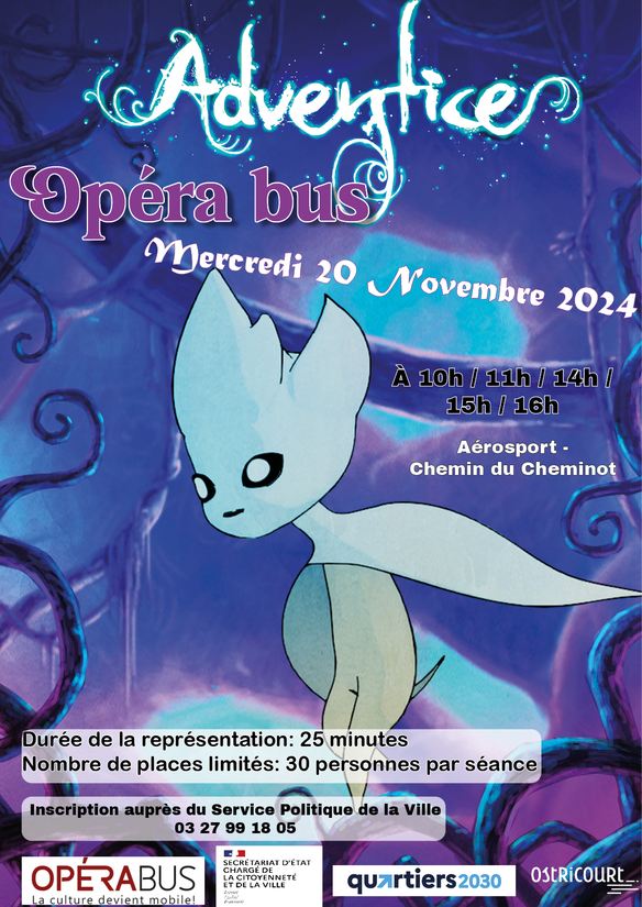 affiche opéra bus
