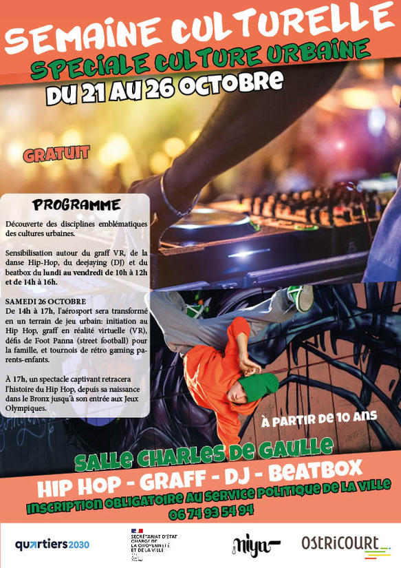affiche semaine culturelle