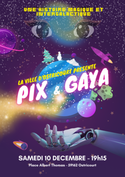 Affiche Spectacle PIX & GAYA POSTER Ostricourt-1