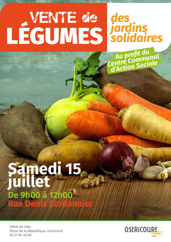 Vente legumes jardin CCAS